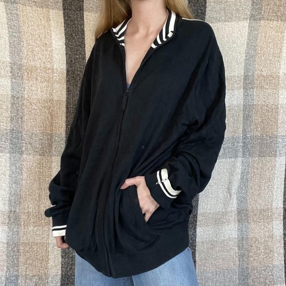 VTG Tommy Hilfiger Golf Collared Zip Up Sweater
